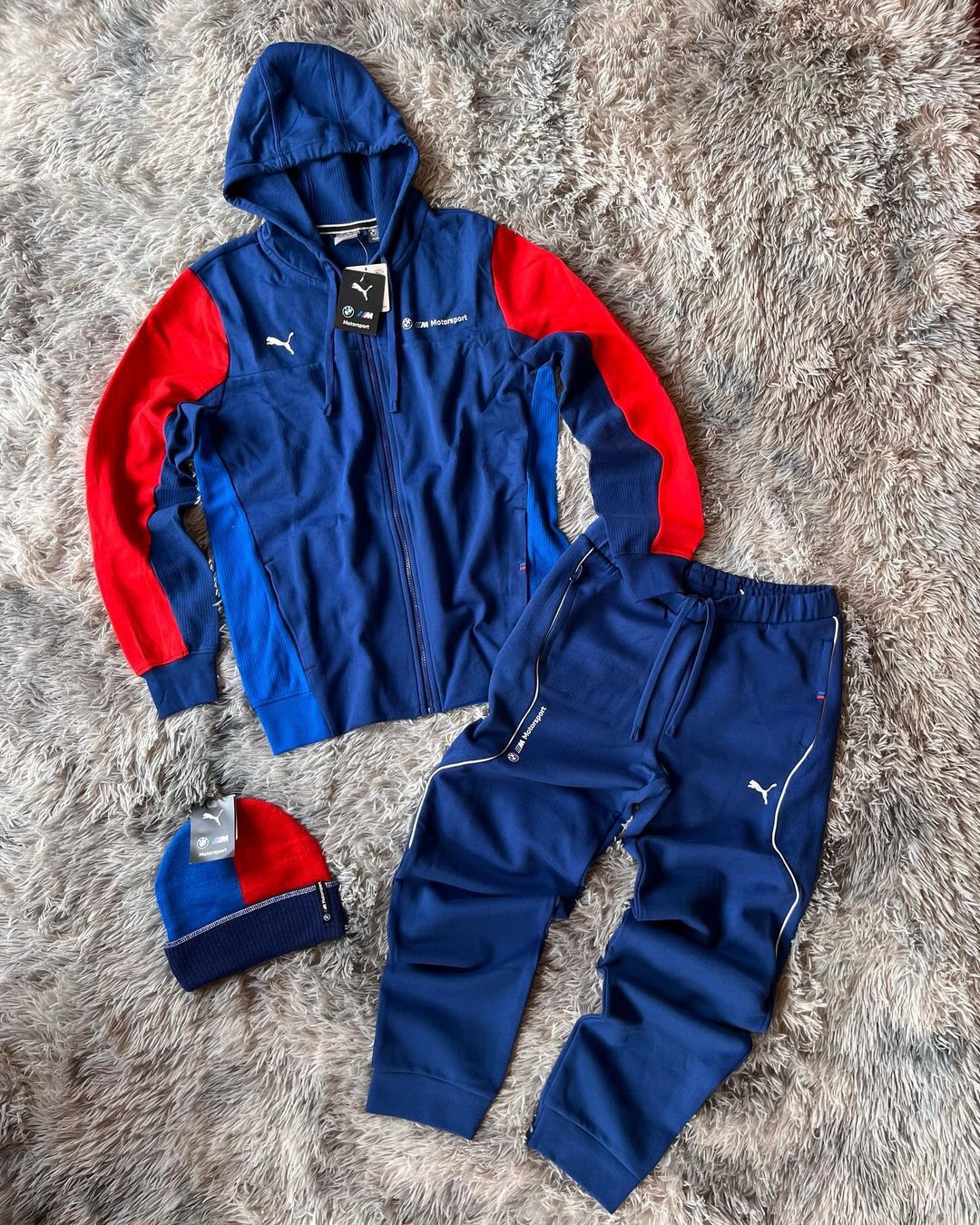 Conjunto Pma x BMW Sport com Gorro