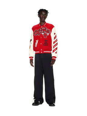 Off-White Bulls Varsity Jacket