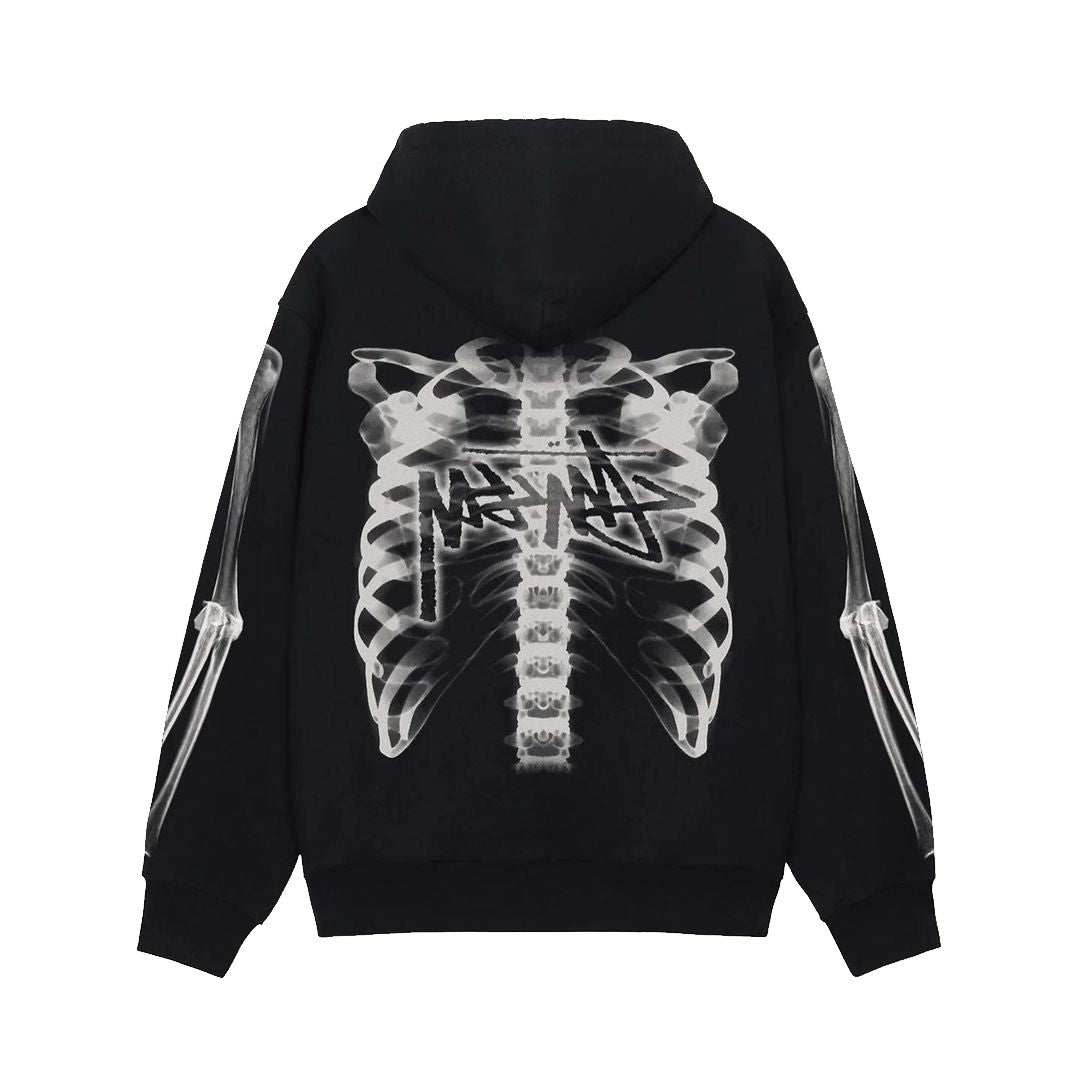 STUSSY FW23 RIB GAGE ZIP HOODIE