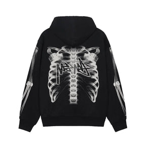 STUSSY FW23 RIB GAGE ZIP HOODIE